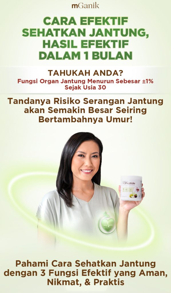 mGanik 3Peptide Efektif Jaga Jantung